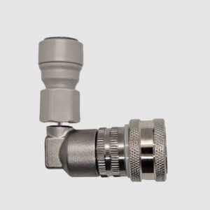 Kit connecteur Ball lock Gaz INOX + Raccord rapide push-in 3/8 (9,5mm)